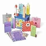 Learning Resources MathLink Cubes Numberblocks „Heroes with Zeroes“ Aktivitätsset, 616 Teile, ab 3 Jahren – Stellenwert & 10er-Reihe