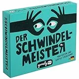 Der Schwindelmeister: Das witzige Partyspiel mit Mini-Gesten & Bluff – im Taschenformat. Perfekt für Erwachsene, Teenies & Familien!