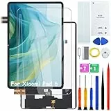 H&LYCYJ Display Bildschirm für Xiaomi Pad 6 /Xiaomi Pad 6 Pro 11 Zoll 23043RP34C 23043RP34G 23043RP34I LCD Bildschirm Ersatz Assembly with kit