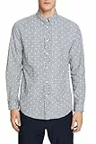 ESPRIT Herren 014ee2f312 Hemd, 400/Navy, L