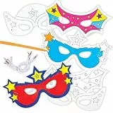 Baker Ross Masken für Kinder EF624 , Weiß, 25 cm