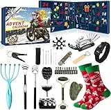 iZoeL Adventskalender Werkzeuge Teenager Junge Männer 2024 Handwerkzeuge Weihnachtskalender 24 Stück nützliche Gadgetskalender werkzeugekalender Überraschunggeschenk für ihn