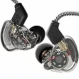 Yinyoo In Ear Monitoring CCZ Melody HiFi Ohrhörer, Deep Bass Kabel Kopfhörer für Musiker, Sänger 1DD 1BA Leichtgewicht Gaming in Ear Ohrhörer mit Abnehmbarem Kabel(Ohne Mikrofon)