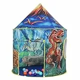 Dinosaurier Spielzelt - Pop-Up-Zelt - Kinderzelt für Drinnen und Draußen, Spielhaus für das Kinderzimmer, Zelt Kinderzimmer, Spielzelt für Mädchen und Jungen, Kinder Zelt