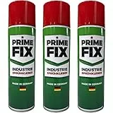 3 x Prime FIX Sprühkleber - Industriekleber - extra stark 500ml