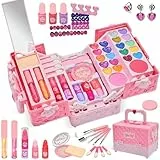 Set M채dchen Set Schminkkoffer M채dchen Spielzeug,Kinder Schminkset M채dchen,Halloween Weihnachts Geburtstags Geschenke f체r M채dchen 4 -12Jahre