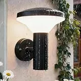 NBHANYUAN Lighting® Aussenleuchte Außenlampe LED Aussenwandleuchten für Balkon Schwarz SUS304 Edelstahl 3000K Warmweiß Licht 9W IP44 220-240V