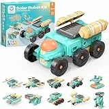 Sillbird Solar Roboter Bausatz Kinder, 10-in-1 STEM Educational Lernspielzeug, DIY Geschenk Junge 8 Jahre für Geburtstag und Weihnachten 112 Stück