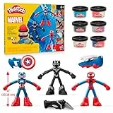Play-Doh Marvel Helden Abenteuer-Set Action-Figuren Spielset