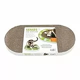 Catit ovaler Scratcher, Kratzbrett aus Pappe, interaktives Spielzeug für Katzen, Kratzspielzeug für Katzen