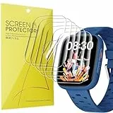 Blueshaweu Schutzfolie Kompatibel mit BIGGERFIVE Smartwatch Kinder 1,8' BW03, HD klar Flexible TPU Displayschutzfolie [6 Stück] Kompatibel für BIGGERFIVE BRAVE 3 Smartwatch (Transparenz)