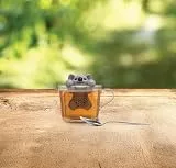 Winkee - Cute Animal Teesieb I Teesieb für losen Tee I Lustiger Tea Infuser I Teefilter für Tasse & Thermobecher I Gewürzei aus Silikon I Teekugel-Tier-Figur (Koala)