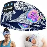 LC-dolida Schlafkopfhörer Bluetooth Sport-Kopfhörer Stirnband, Kabellos Schlafen Kopfhörer 15+ Stunden Lange Spielzeit Leichte Schlafstirnband mit HiFi-Stereo,Ergonomisch Tech Gadgets