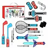 12 in 1 Switch Sport Zubehör Set Bundle – 2025 Familienparty-Paket Spiel Zubehör Set Satz für Nintendo Switch & OLED Sportspiele
