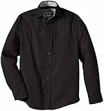 G.O.L. Jungen Hemd mit Haifischkragen, Slimfit, Einfarbig, Gr. 176, Schwarz