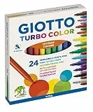 Giotto Turbo Color 24er Kartonetui F417000, Mehrfarbig