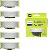 Philips OneBlade Original Klingen, passend für alle OneBlade und OneBlade Pro Modelle, original von Philips, 5er-Pack (Modell QP250/50)