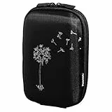 Hama Hardcase Meadow Gehäuse Hartschale Schwarz – Etuis und Bezüge Kameras (Gehäuse Hardcover, Universal, schwarz)