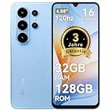 Blackview Wave 10 Smartphone Ohne Vertrag, Android 16 Handy,6,88' 120Hz, 32GB+128GB/2TB,32MP 13MP/5000mAh,4G Dual SIM Smartphones Günstig Neu,WiFi 5G/GPS/3,5mm/FM/3 Jahre Garantie