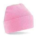 Beechfield, Acryl-Strickmütze für Erwachsene, zum Aufschlagen, Unisex Gr. Einheitsgröße, rose