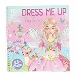 Depesche 13439 TOPModel Dress Me Up Fantasy - Stickerbuch mit 24 vorbedruckten Seiten zum Selbstgestalten, inkl. 11 Stickerbogen