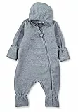 Sterntaler Unisex Baby Overall, Grau (Silber Melange), 86