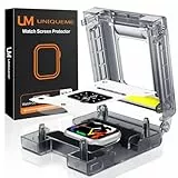UM UNIQUEME 4 Stück Schutzfolie für Apple Watch 44/45mm Series SE2/SE/9/8/7 Folie, Flexible TPU für iwatch 44/45 mm Displayschutz, Blasenfreie, Weich HD Klar Displayfolie, Volle Abdeckung, Anti-Staub