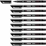 STABILO - Folienstift - OHPen universal - permanent fein - 10er Pack - schwarz