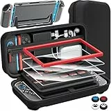 Fenolical 14-in-1-Zubehörset Kompatibel mit Nintendo Switch 2, Tasche Schutzhüllen für Switch 2, Schutzhülle mit Displayschutz aus Glas, mit 2 Führungen, 4 Joystick-Schutzfolien usw