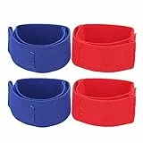 GOTOTOP 4 Stück Nylon Dialyse Tourniquet Bandage Manschette Medical Nurse Tourniquet Nylonband Blutungsstoppgürtel Camping Outdoor Bergsteigen Dringender Gebrauch