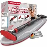 Klimmzugstange mit innovativer Gear-Lock Funktion | sicher & schnell ohne Schrauben im Türrahmen ansetzen | Indoor Pull Up Bar individuell anpassbar bis 90 cm | SPORTSTECH KS260 / KS270 inkl. eBook