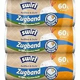 Swirl Reißfest & Dicht Müllbeutel 60L (3 x 8 Beutel), tropfsichere Müllsäcke für den Hausmüll, reißfeste Mülltüten mit praktischem Zugband