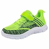 Hallenschuhe Kinder Turnschuhe Mädchen 32 Sportschuhe Jungen 37 Modische Ganzjahres Straßenlaufschuhe Mesh Atmungsaktiv Laufschuhe flach&Dicker Boden Tennisschuhe Leicht Outdoor Fitness Sneaker