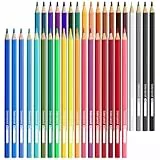 WISYOK 36 Buntstifte, Art Farbstifte Set, Holzstifte Perfekte Wahl für Kinder, Erwachsene Künstler auf Malbuch, Coloring Pencils zum Ausmalen, Färben, Malen, Skizzieren