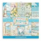 Stamperia SBBL127 Scrapbooking-Block, Motiv: Blue Dream, 0, 12 x 12 inches
