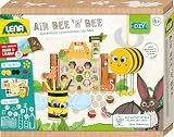 Lena - 42832 Bastelset Air Bee'n'Bee, Set mit Biene, Stifthalter und Insektenhotel aus Papierbögen Haushaltsgegenständen, Klebeset für Jungen Mädchen, Papierbasteln Kinder, Mittel