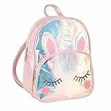 Hifot Einhorn Kleiner Kinderrucksack, Mini Lässig Schulranzen Wasserabweisend Kita Rucksack für Mädchen Kinder Kleinkind