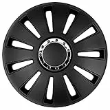 AutoStyle Radkappe 17' Zoll Radzierblenden Satz Radblende schwarz PP 5037B