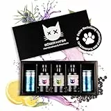 BÖSER KATER Farbwechsel Gin Tasting-Set | Hochwertige Geschenkbox | Perfekte Geschenkidee | 3x 100ml Farbwechsel Gin + 2x 150ml Fever Tree Tonic Water | Tasting für bis zu 5 Personen