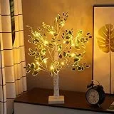 ACAREY Weihnachtsdeko Lichterbaum Mit Timer, LED Künstlicher Weihnachtsbaum Mit Beleuchtung, Grün Weihnachtsbaum Klein Künstlich Für Weihnachtsdeko Innen, USB & Batteriebetrieben