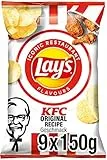 Lay's KFC Kentucky Fried Chicken - Knusprig gewürzte Kartoffelchips für eine gelungene Party (9 x 150 g)