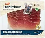tegut… LandPrimus Bauernschinken - in Scheiben geschnitten - geräuchert - Rohschinken, 1 x 100g