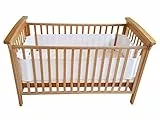 Airoya® 4-seitige, atmungsaktive Nestchen, frei von Verhedderungsrisiko, BS EN 16780 Sicherheitsein formung, luftstromsichere 3D-Netz-Kinderbetteinlage