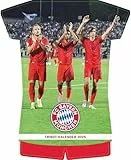 N NEUMANNVERLAGE - FC Bayern München 2025 Trikotkalender, 34,1x42cm, Fußball-Kalender mit Motiven der Stars, Fan-Kalender mit Fußball-Highlights, Spiralbindung und internationales Kalendarium