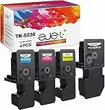 ejet Kompatibel Tonerkartusche als Ersatz für Kyocera TK5230 TK5230K TK-5230C TK-5230M TK-5230Y für ECOSYS M5521CDN M5521CDW P5021CDN P5021CDW (Schwarz,Cyan,Gelb,Magenta, 4er-Pack)