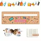 Lesehilfe Kinder 1 Klasse Leselineal-2026 Schulkind Personalisiert Holz Lesezeichen Lesehilfe mit Lesefenster zur Einschulung Grundschüler Legasthene Kinder Schulanfang Geschenkidee Schultüten Füllung