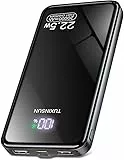 Externer Akku, 20.000 mAh, 22,5 W, PD20W, Power Bank, Schnellladung, tragbares Ladegerät USB C mit LCD-Anzeige, kompatibel mit Smartphones 010