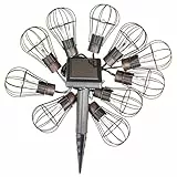 Haushalt International HI 70370 LED Solar Lichterkette mit 10 warmweissen Lampen