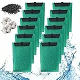 10 Stück Ersatz Filterpads Kompatibel für Tetra EasyCrystal Filtersatz C250/300, Ersatz Filterpatronen für Tetra EasyCrystal, Ersatz Filterpads für Schnellen und Sauberen Filterwechsel