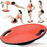 Retoo Balance Board Wackelbrett mit Griffen Gleichgewichtstrainer Ø 40 cm max. 150 KG Fitness Balance Pad Therapiekreisel Stärkung Koordination Stabilitätstraining Plattform Koordinationstraining